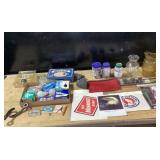 Milwaukee Road Signs, Glassware, Light Bulbs, Bing