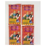 4 Sealed Hunchback of Notre Dame Trading Card