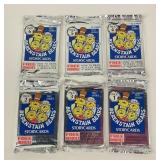 6 Sealed Berenstain Bears Trading Card Packs