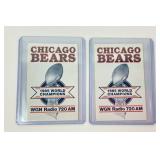 Chicago Bears Schedules Vintage
