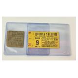 Old Los Angeles Dodgers Tickets
