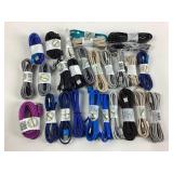 USB Charging Cables, Various Lengths and Colors