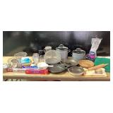 Calphalon Stock Pots, Enterprise Pan, Corning Ware