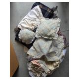 Quilted Pillow Shams, Blankets, Textiles