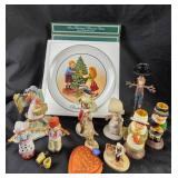 Avon Christmas Plates, Jonathan David Figurines, N