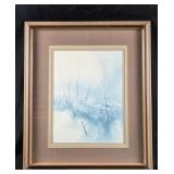 21' x 18' Peggy Brown Watercolor Landscape Paint