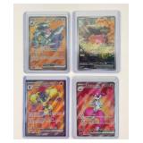 4 Pokï¿½mon full art cards