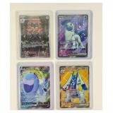 4 Pokï¿½mon full art cards