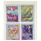4 Pokï¿½mon full art cards