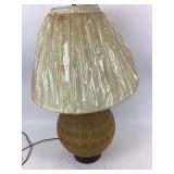 Ceramic Table Lamp With Original Shade
