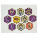10 Yu-Gi-Oh Takahashi Metal Medallions Hexors