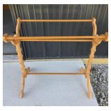 Wooden Quilt or Blanket Rack