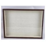 Wooden Display Case With Plexi Glass Front