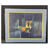 "Nocturne en Bleu" Chimevitch framed print 195/260