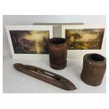 Jasper Cropsey, Frederic Church Prints, Wooden Bar