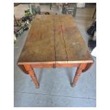 Drop Leaf Table On Casters 26 in. X 42 in. X 29