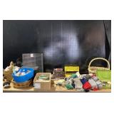 Rubbermaid Shelf, Books, Craft Supplies, Easter It