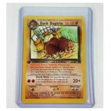 Pokemon vintage first edition Dark Dugtrio card