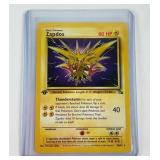 Pokemon vintage first edition Zapdos card