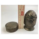 Silver Plated Godinger Hummingbird Egg & Trinket B