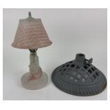 Cast Iron Umbrella Stand & Sleeping Mexican Satin