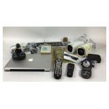 Apple MacBook, Lorex Cameras, GE Remotes, Harmonic