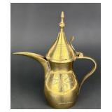 A Dallah, Traditional Arabic Coffee Pot, Brass