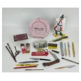 Pocket Knife, Advertising Pens, enamel ashtray