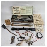 Sears Gun Cleaning Kit, Rifle Materials, Scope
