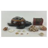 Balinese Coconut Shell Turtle Thumb Piano