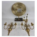 Brass Candle Holders, Wall Sconces, Decorative Dis