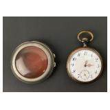 Junghans 002385 pocket watch, ticks, stamped 0,800