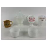 Milk Glass Art Glass Advertising Collection