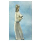 Porcelanas Miguel Requiena Lady With Cat, made in