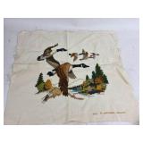 Sunset Designs Embroidered Canvas With Geese