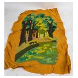 1973 National Paragon Embroidered Textile