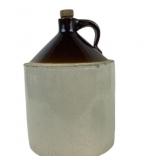 Stoneware Crock Jug With Brown Glaze