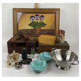 Hoenig of California Dishes, Wooden Boxes, Artwork