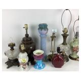 Decorative Table Lamps, Ceramic, Glass, Metal