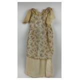 Floral Print Apron-Style Doll Dress