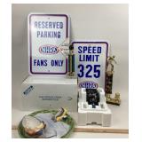NHRA Signs, 1948 Indian Chief Motorcycle Model, Ma