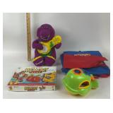 Barney Singing Plush, Original Memory Game, Fisher