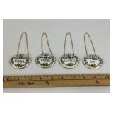 Crown Staffordshire Bone China Decanter Tags