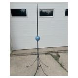 Lightning Rod, blue glass ball
