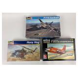 Revell F-111A Aardvark, Huey Hog, Wings F-104 Mode
