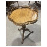 Wood side table