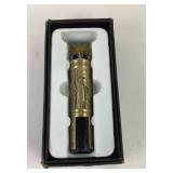 Rechargeable Hair Trimmer With Gold Tone Handle