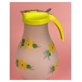 MCM Dripcut Syrup Pitcher With Floral Design