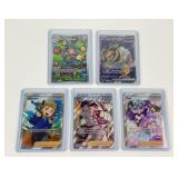 5 Pokemon full art cards