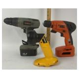 Craftsman Drill, Black & Decker Drill, DeWalt Flas